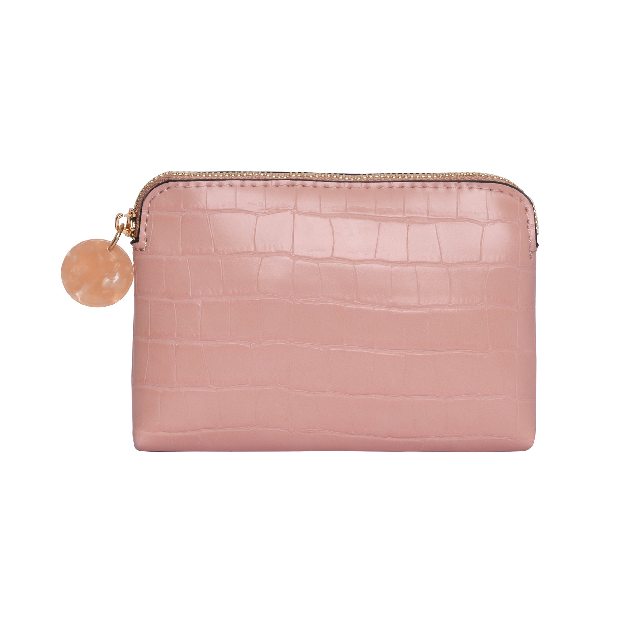 CHANEL Caviar Quilted Round Clip On Coin Purse Pink 704581 | FASHIONPHILE